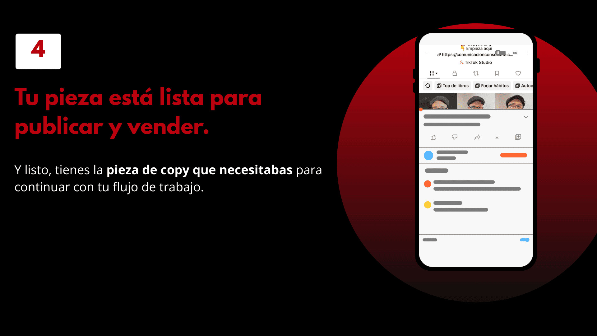 your copy partner paso 4